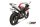 MIVV GP-C Edelstahl schwarz mit Carbonendkappe YAMAHA YZF R125 2008 > 2013