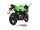 STORM by MIVV GP-C Edelstahl schwarz KAWASAKI NINJA 400 18-23