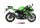 STORM by MIVV GP-C Edelstahl schwarz KAWASAKI NINJA 400 18-23