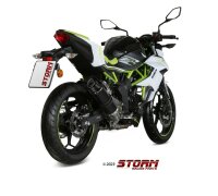 STORM by MIVV GP-C Edelstahl schwarz KAWASAKI NINJA 125-Z...