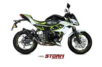 STORM by MIVV GP-C Edelstahl schwarz KAWASAKI NINJA 125-Z 125 19-24