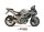 STORM by MIVV GP-C Edelstahl schwarz SUZUKI SV 650 2003 > 03