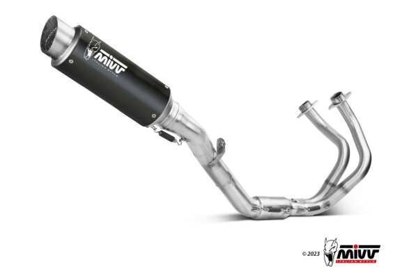 MIVV GP-PRO Edelstahl schwarz KAWASAKI NINJA-Z 650 24-25