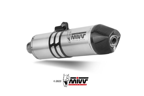 MIVV STR-1 Edelstahl HUSQVARNA 701 Enduro-Supermoto 21-24