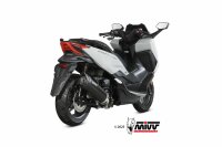 MIVV MOVER Edelstahl schwarz mit Kat HONDA ADV-SH-FORZA 350 22-24