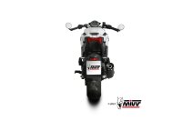 MIVV HR-1 Edelstahl schwarz CF MOTO 700 CL-X 23-25