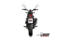 MIVV HR-1 Edelstahl schwarz mit langer Carbonendkappe HONDA CL 500 23-24