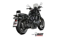 MIVV HR-1 Edelstahl schwarz HONDA CMX 1100 REBEL 22-24