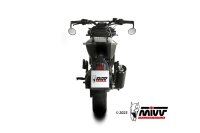 MIVV HR-1 Edelstahl schwarz HUSQVARNA SVARTPILEN 125 21-24