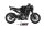 MIVV HR-1 Edelstahl schwarz HUSQVARNA SVARTPILEN 125 21-24