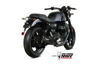 MIVV HR-1 Edelstahl schwarz MOTO GUZZI V7 STONE 21-24