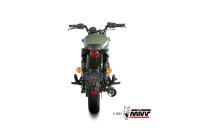 MIVV HR-1 Edelstahl schwarz ROYAL ENFIELD METEOR 350 21-24
