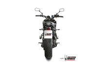 MIVV HR-1 Edelstahl schwarz YAMAHA XSR 700 21-24