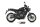 MIVV HR-1 Edelstahl schwarz, lange Carbonendkappe YAMAHA XSR 700 21-24