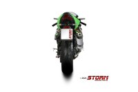 STORM by MIVV Edelstahl m. Carbonendkappe KAWASAKI ZX-6 R 636 2024