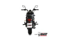 MIVV HR-1 Edelstahl schwarz KAWASAKI VULCAN S 2017-2023