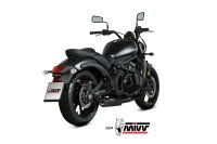 MIVV HR-1 Edelstahl schwarz KAWASAKI VULCAN S 17-23