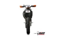 MIVV STR1 Edelstahl schwarz KTM 690 ENDURO R-SMC-R 2021-2024