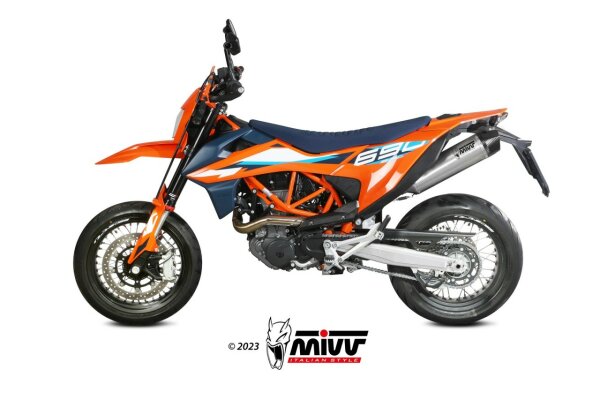 MIVV STR1 Edelstahl KTM 690 ENDURO R-SMC-R 2021-2024