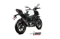 MIVV AK-1 Edelstahl schwarz CF MOTO 450NK 23-24