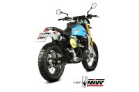 MIVV X-M1 Edelstahl schwarz FANTIC CABALLERO 500 21-24