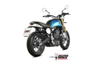 MIVV X-M1 Edelstahl schwarz FANTIC CABALLERO 700 24-25
