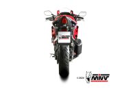 MIVV GPPro Edelstahl schwarz HONDA CBR 500 R 24-25