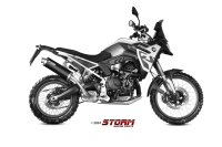 STORM by MIVV Oval Edelstahl schwarz BMW F900 GS 24-