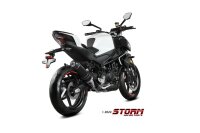 STORM by MIVV GP-C Edelstahl schwarz CF MOTO 450NK 23-24