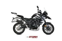 STORM by MIVV Oval Edelstahl schwarz BENELLI TRK 702-X 23-24