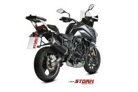 STORM by MIVV Oval Edelstahl schwarz BENELLI TRK 702-X 23-24