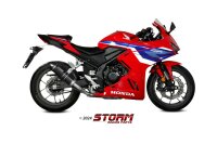 STORM by MIVV GP-C Edelstahl schwarz HONDA CB 500 HORNET 24-25