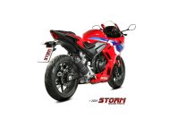 STORM by MIVV GP-C Edelstahl schwarz HONDA CB 500 HORNET 24-25