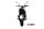 STORM by MIVV Oval Edelstahl schwarz MOTO MORINI SEIEMMEZZO STR 22-24