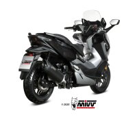 MIVV MOVER Edelstahl schwarz inkl. Kat HONDA FORZA 300...
