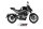 MIVV XM-1 Edelstahl schwarz CF MOTO 300 NK 21-24