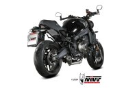 MIVV X-M5 Edelstahl schwarz YAMAHA XSR 900-GP 22-25