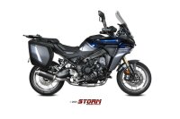 STORM by MIVV Oval Edelstahl schwarz YAMAHA TRACER 9- GT 2025