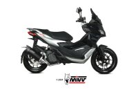MIVV MOVER Edelstahl schwarz APRILIA SR 200 GT 22-24