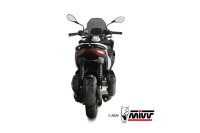 MIVV MOVER Edelstahl schwarz APRILIA SR 200 GT 22-24
