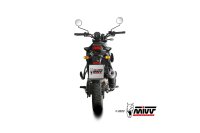 MIVV Oval Edelstahl schwarz ROYAL ENFIELD SCRAM 411-HIMALAYAN 22-24