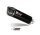 MIVV GP-C Edelstahl schwarz VOGE BRIVIDO 125 R 2023-2024