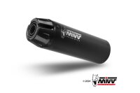 MIVV HR-1 Edelstahl schwarz YAMAHA XSR 125 22-24