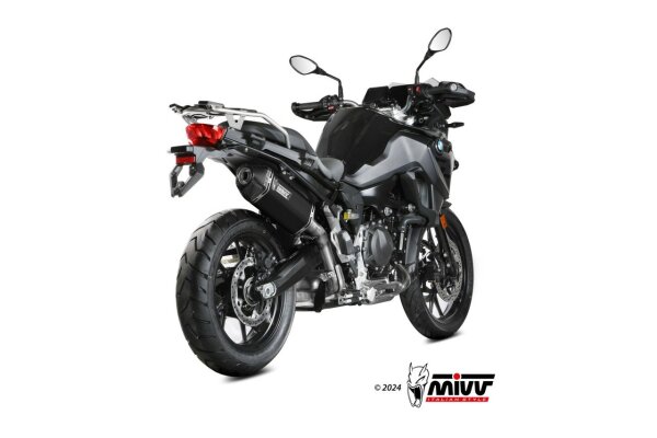 MIVV SPEED EDGE Edelstahl schwarz BMW F 800 GS 24-25