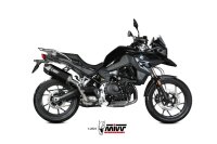 MIVV SPEED EDGE Edelstahl schwarz BMW F 800 GS 24-25