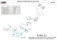 MIVV Katersatzrohr Suzuki V-STROM 800 SE 23-24
