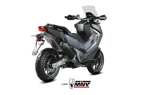 MIVV Oval Edelstahl schwarz SYM ADX TG 400 2025-2026