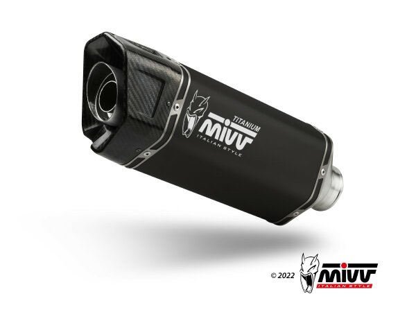 MIVV SR-1 Titan schwarz TRIUMPH STREET TRIPLE 765 R-RS 2025-2026