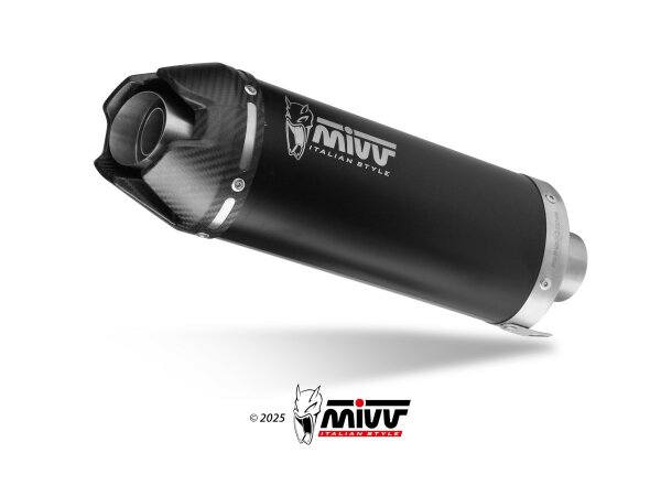 MIVV AK-1 Titan mit Carbonendkappe YAMAHA MT-07 2025-