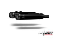 MIVV HR-1 Edelstahl schwarz HARLEY DAVIDSON CVO...